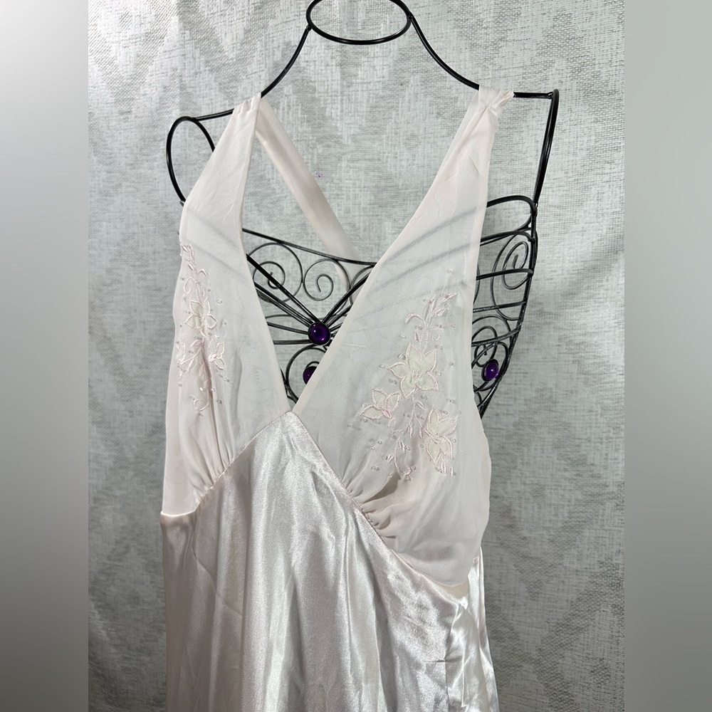 Alexandra Nicole light pink maxi slip dress size L - Picture 3 of 9